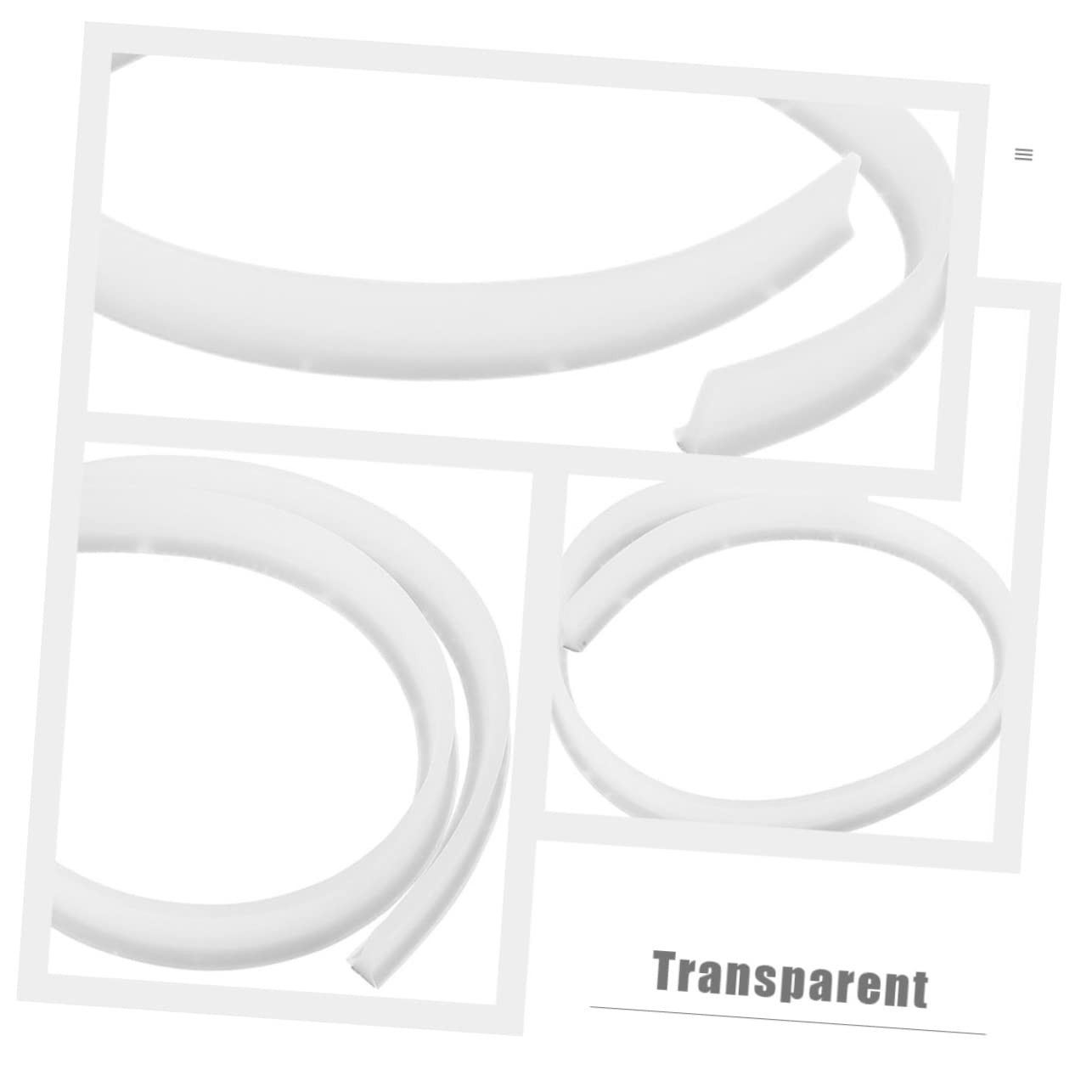 NULYLU Bendable Water Retaining Strip Shower Door Seal for Waterproof Trim Shower Blocker