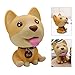 LIFKOME Scuotetto per Cani Decorazione Cucciolo Cucciolo Tremante Giocattoli per Cani Bobblehead Dog Dog Giocattolo per Il Cruscotto di Auto Dashboard Kaki