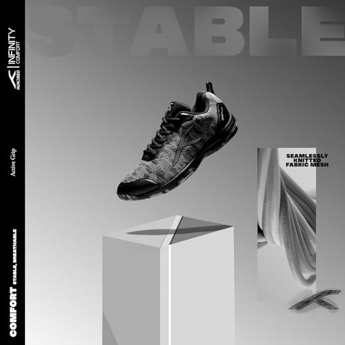 Image of Hundred Infinity Pro Badminton Shoes (Non Marking) | Also Perfect for Squash, Table Tennis, Volleyball, Basketball & Indoor Sports | Lightweight & Durable | X-Cushion