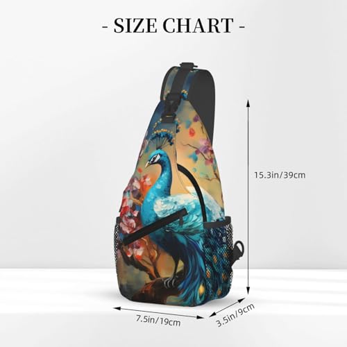 Bolso bandolera unisex liviano para viajes y actividades al aire libre miniatura 3