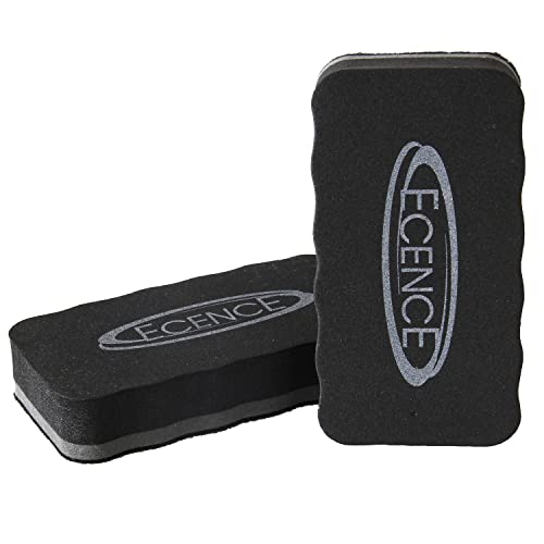 ECENCE Éponge pour tableau blanc Lot de 2 Nettoie les chevalets de conférence les tableaux d'affichage magnétiques Nettoyage à sec sur surfaces métalliques éponges magnétiques