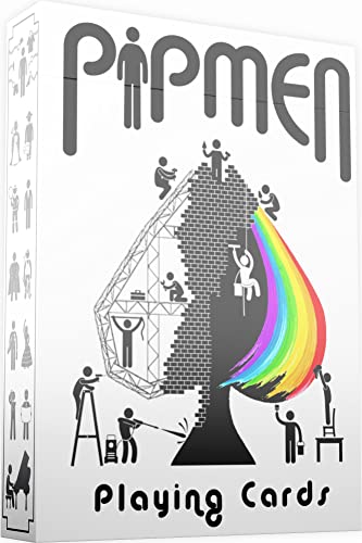 Baraja de cartas única blanca, estándar de póker