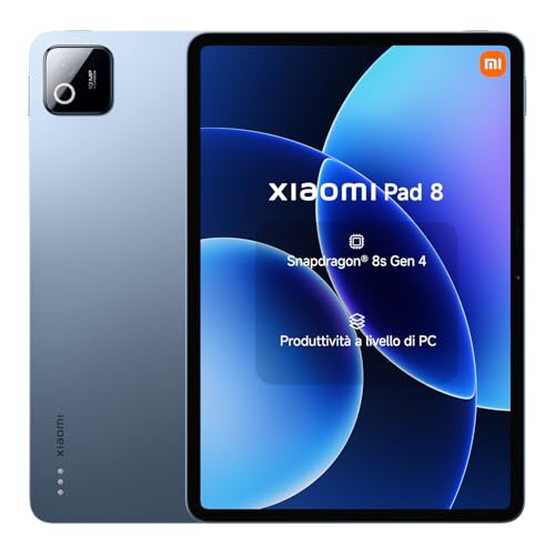 XIAOMI Pad 8, Tablet 8+128GB, Blue, Snapdragon® 8s Gen 4 | Tablet