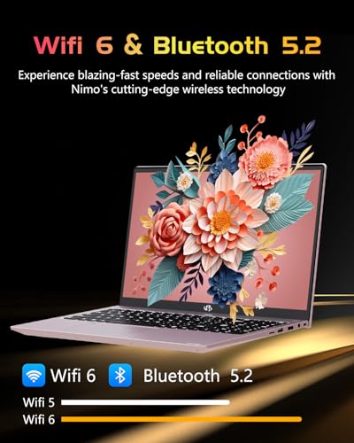 NIMO 15.6 IPS FHD-Laptop, 16GB RAM 1TB SSD Intel Pentium Quad Core N100 Nimo N151 の商品画像 6