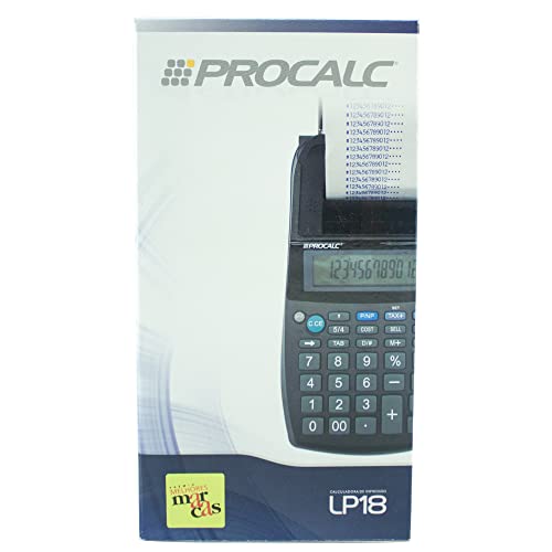 Calculadora De Impressao Procalc 12dig Compacta