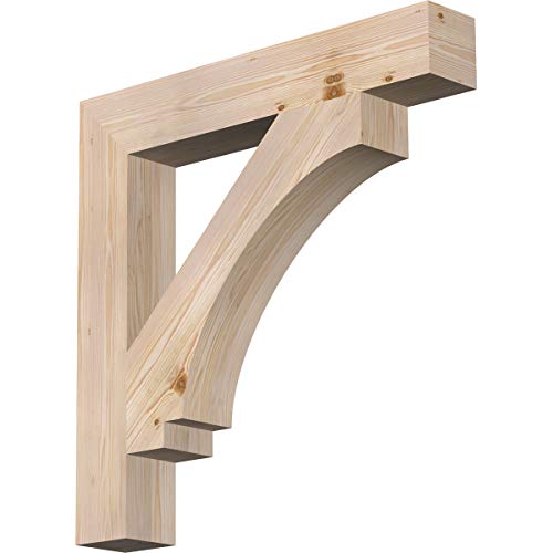 5 1/2"W x 36"D x 36"H Imperial Block Smooth Bracket, Douglas Fir