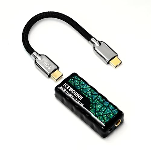 AFUL ICEBORNE �|�[�^�u��DAC�w�b�h�z���A���v������➑� ����3D�v�����g + ���S���� CS43198 × 2 32bit/768kHz / DSD256/�o��300mW/6N�P�������⃁�b�L��/3.5mm�V���O���G���h 4.4mm�o����