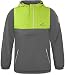 Kinder Winterjacke Windbreaker Regenjacke für Junge und Mädchen - wasserdichter Anorak 7.000 mm Wassersäule mit 3M™ Scotchlite™ Reflektor Streifen Farbe Grau Größe 170-176