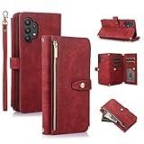 【Supérieure Matériaux & Protection Conception】 Cet étui est fabriqué en cuir PU durable de haute qualité avec une coque intérieure en TPU souple. Votre téléphone sera protégé des chutes et des chocs, ce qui assurera une protection complète ainsi que pour l'écran.