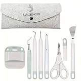 KINGFINGER Scrapbooking Tools Set, Weeders, Scraper, Spatula, Tweezers, Scissors, Scoring Stylus, Basic Weeding Tools, Accessories and Supplies for Cricut/Silhouettes/Cameos/Weeding Vinyl/Splicing
