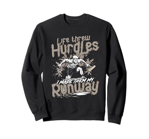Vallas Vallista Life Threw Hurdles Sudadera