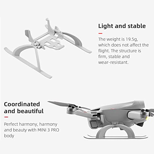 Quick Release Height Extender Leg for DJI Mini 3 Pro, Foldable Extended Leg Landing Gear Accessory