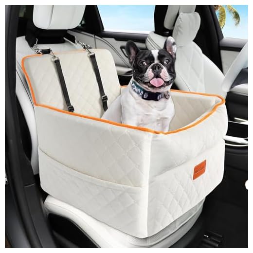 HEGGCOOE Dog Car Seat with Pockets