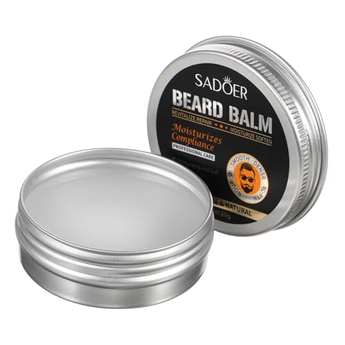 minkissy Bálsamo Para El Cuidado De La Barba Loción Para Barba Crema Para Dar Forma a La Barba Sellos De Tira Émbolo Limpiador Zapatero Secador De Pelo Acondicionador De Barba Black Pegar