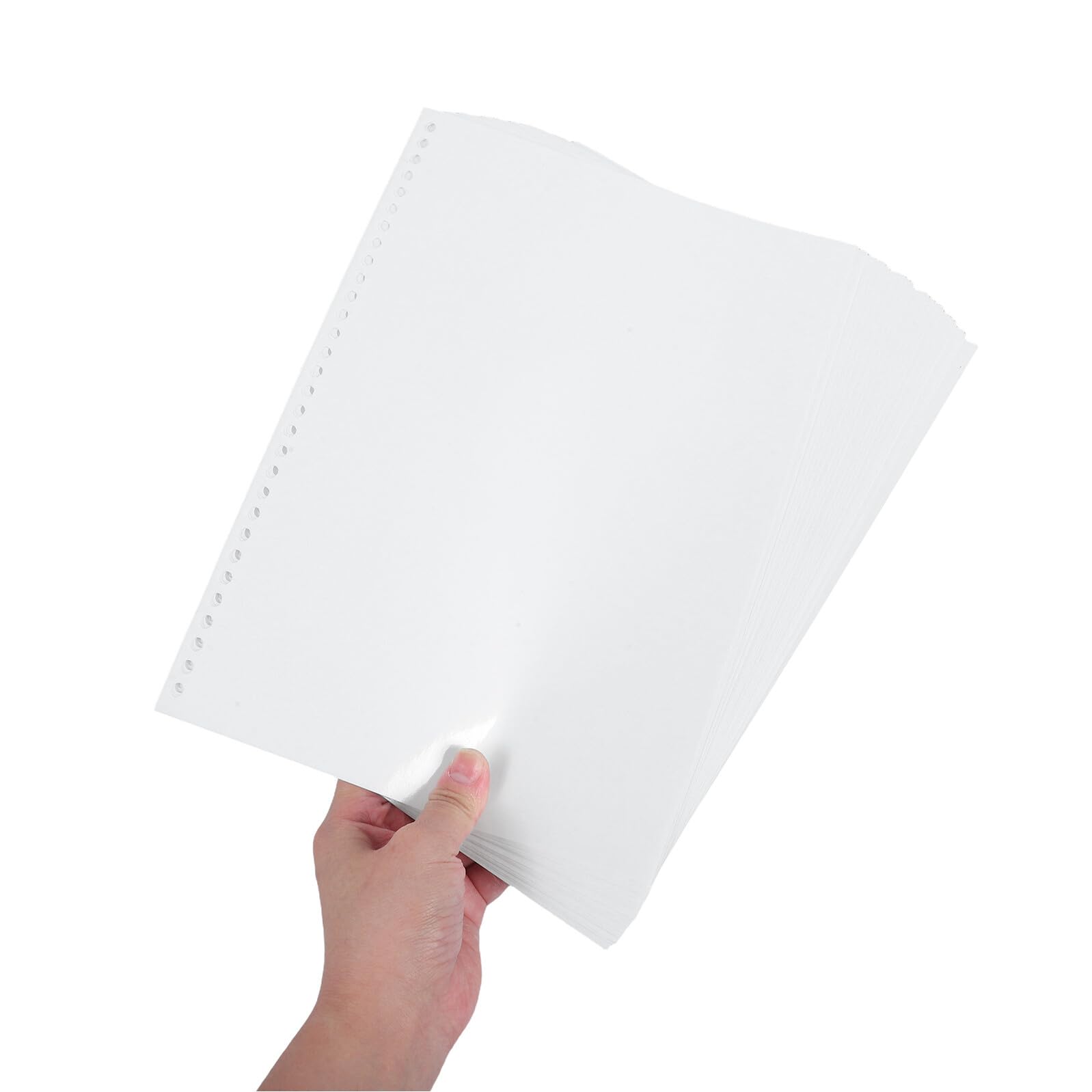Angoily Feuilles Mobiles A4 Réutilisable pour Classeur à Autocollants, 200