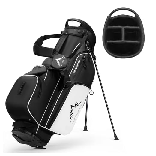 Lightweight 4-Way Divider Golf Stand Bag