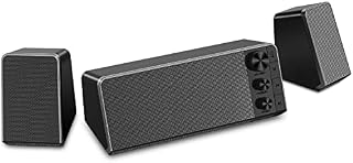 Computer Speakers, USB 2.1 Bluetooth 5.0 Speaker System with 10W Powerful Down-Firing Subwoofer & Far-Field Drivers, Multimedia Speakers Powerful Enhance Bass for Computer PCs and Laptops