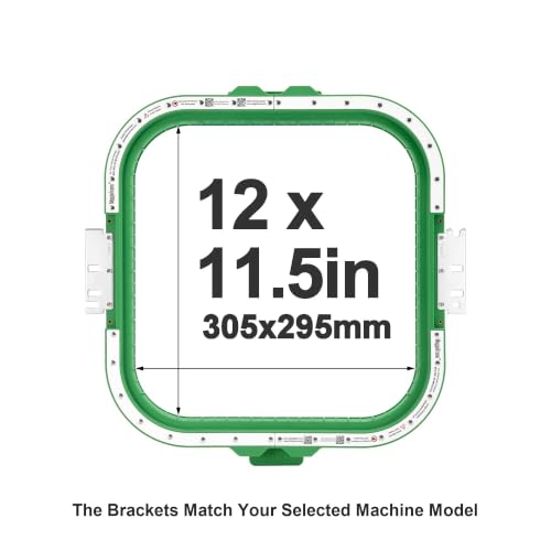 Bastidor magnético de 305x305 mm MaggieFrame para bordadoras Melco EMT16X 5