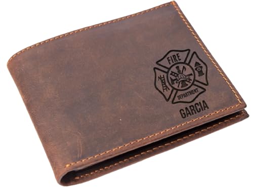 Personalized Firefighter Wallet,Firefighter gifts, First Responder Gifts, Custom Gifts For Fireman, Fireman Wallet,Wallet gift, Christmas Gift