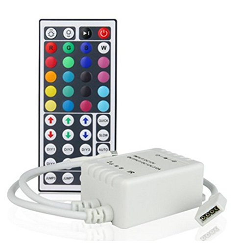 Homiki 24-knops RGB draadloze LED infrarood afstandsbediening - 12 V