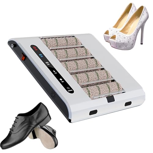 Nettoyeur de Semelles, cireuse à Induction Automatique Rechargeable, Nettoyeur de Chaussures sans Eau, Aspiration 1000 PA, essuyage Rapide en 5 Secondes, for la Maison, Le Bureau et l'hôtel