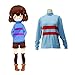 Tubaxing Gioco Anime Undertale Frisk Chara Costume Cosplay Undertale Felpe Pantaloncini A Maniche Lunghe Halloween Carnival Outfit