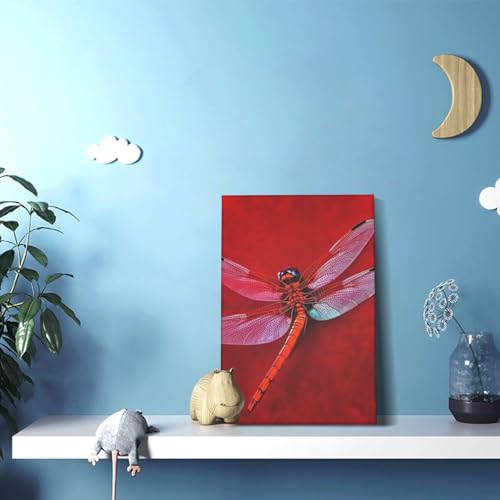 Impression sur toile de libellule de qualité supérieure - 3