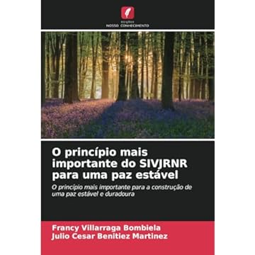 Capa do livro O princípio mais importante do SIVJRNR para uma paz estável: O princípio mais importante para a construção de uma paz estável e duradoura