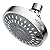 HOPOPRO Rain Mode High Pressure Shower Head 4.1 Inch Small Sized High Flow Fixed Showerheads
