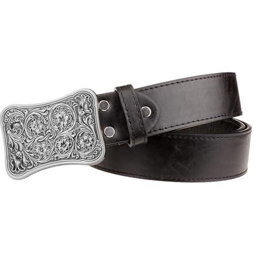 Western Belts for Women and Men Denim Belts, Floral Carved Work Belts, Jeans Rodeo2