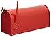 Arregui Mail D-USA/R Buzón Individual de Acero de estilo americano, Rojo, Tamaño L (revistas y sobres C4) -22 x 48 x 17 cm