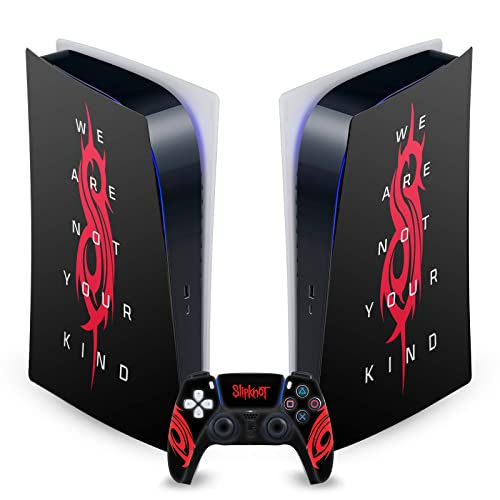 Slipknot skin vinyle pour console PS5 Digital et manette DualSense par Head Case Designs