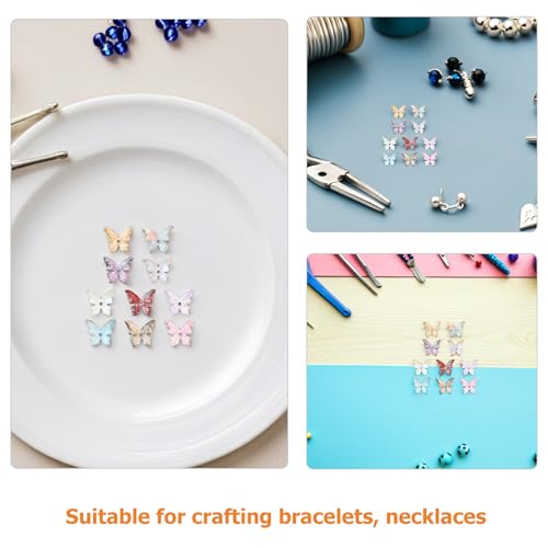 Cuentas de vidrio para collares surtido multicolor de 200 g para accesorios artesanales 3