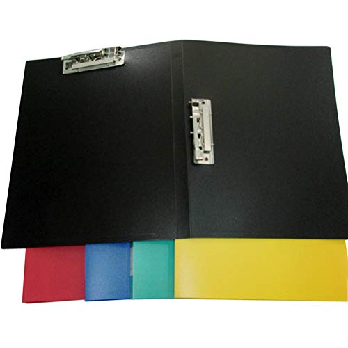 Daycount 5-Pack Clamp Binder A4 File Folder With Double Strong Clip, Punchless Binder With Spring-Action Clamp For Office School Student Teacher Supplies (Assorted Colored) #TOP5