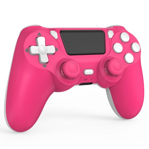Wuthur Wireless Controller Compatible with PS4/Pro/Slim - Pink
