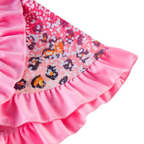 Image of ALISISTER Girls Swimsuit 3 Piece Bathing Suits Summer Bikini Tankini Sets with Cover Up Skirt for 4-12 Years