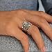 Imagen de Silverly Anillo Plata de Ley Diseño Círculo Abierto Estilo Filigrana Mujer