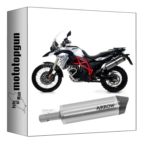 Escape Arrow Maxi Race-Tech con fondo de carby para BMW F-800 GS acabado aluminio