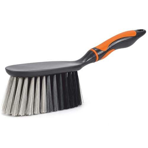 Image of JIALTO Professional Hand Scrub Brush | Tough Bristles, Ergonomic Soft Grip Handle | Multipurpose Cleaner for Home, Kitchen & Bathroom