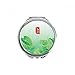 Circlar Grain Rain Twenty Four Solar Term Hand Compact Mirror Round Portable Pocket Glass