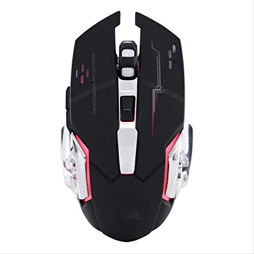 Ratón inalámbrico para eliminar cables en el escritorio de oficina y gaming