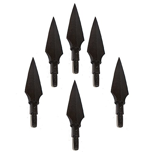image for Huntingdoor 12pcs Traditional Broadheads 150grain Screw-in Hunting Arr