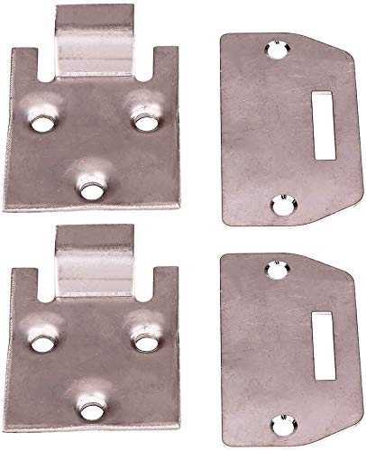 10L0L Golf Cart Seat Bottom Hinge Plate For Ezgo(1995-Up) Txt/Medalist Golf Cart Set Of 2 #TOP2