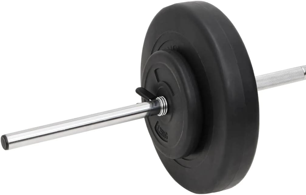 バーベル・ダンベル・プレート60kg Amazon.co.jp: vidaXL バーベル＆ダンベル プレートセット付 60kg
