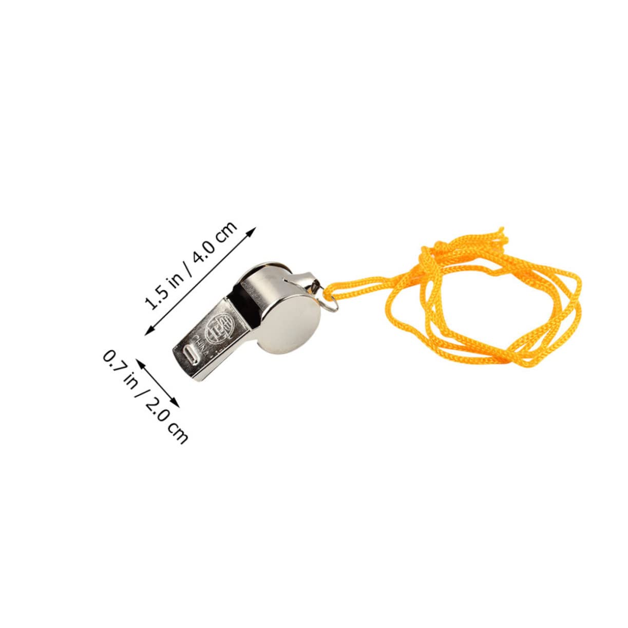 SUPVOX Survival Emergency Metal Whistle Portable Bird Referee Pendant Car Keychain Teacher Decor Multipurpose Metal Craft