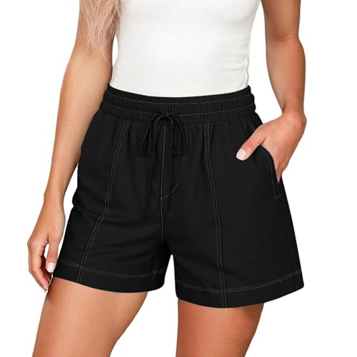 Short de gym pour femme respirant taille haute élastique pour course à pied