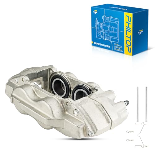 Image of PHILTOP 192766 Front Right Disc Brake Caliper Assembly Replacement For 2003-2009 4Runner, 2003-2009 GX470, 19-P2766, 19-2766 Front Right Passenger Side
