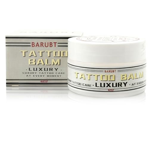 Crema para Tatuajes, Tattoo Crema Vegana para Cuidado Tatuaje, crema para el Cuidado Posterior del Tatuaje, crema Post Tattoo para Tatuajes Antiguos y Nuevos