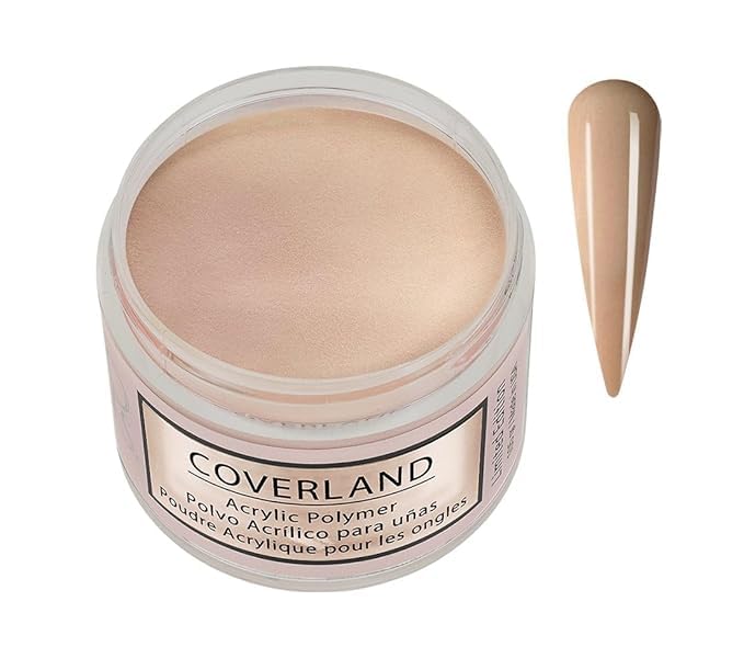 Tones Coverland Acrylic Nail Dip Powder 3.5oz "New Nue" - Professional Long Lasting & Bubble-Free Acrylic Nail Powder Made in USA - Limited Edition Acrylic Powder for Carving French & Manicure image 5