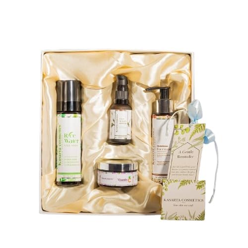 Image of Luxe Box Skincare Set | Toner Face Wash Face Serum and Moisturizer Combo Gift Pack